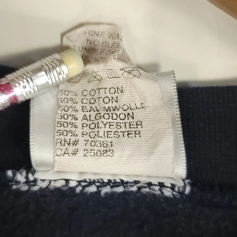 Tinker Bell Tink Graphic Sweatshirt Women's XXL Navy Disney Store Distressed USA - Picture 6 of 12